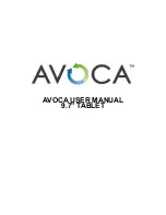 Avoca 8" TABLET User Manual предпросмотр