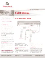 Preview for 1 page of Avocent AMIQ Quick Installation Manual