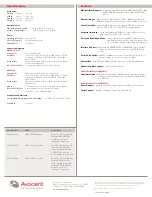 Preview for 2 page of Avocent AMX 5121 Specification Sheet