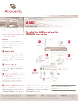 Preview for 1 page of Avocent AMX 5130 Quick Installation Manual