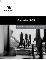 Preview for 1 page of Avocent Cyclades ACS Installation/Administration/User Manual