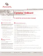 Предварительный просмотр 2 страницы Avocent Cyclades OnBoard Install Manual