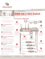 Avocent DSR Series DSR1021 Quick Installation Manual preview