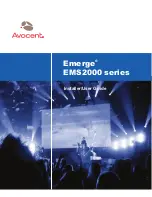 Preview for 1 page of Avocent Emerge EMS2000 series Installer/User Manual