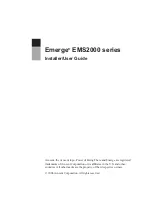 Preview for 3 page of Avocent Emerge EMS2000 series Installer/User Manual