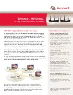 Avocent Emerge MPX1550 Datasheet preview