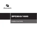 Preview for 1 page of Avocent SPC 800 Installation & User Manual