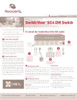 Preview for 1 page of Avocent SwitchView SC4 DVI Quick Installation Manual