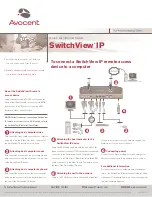 Preview for 1 page of Avocent SwitchView SwitchView IP Quick Installation Manual