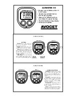 Avocet ALTIMETER 50 Manual предпросмотр