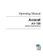 Preview for 1 page of Avocet AV-100 Operating Manual