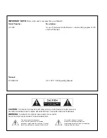 Preview for 3 page of Avocet AV-100 Operating Manual