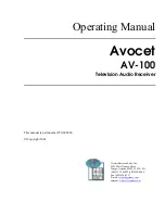 Preview for 6 page of Avocet AV-100 Operating Manual