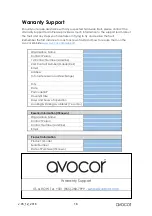 Preview for 18 page of AVOCOR AVE-6520 Quick Start Manual