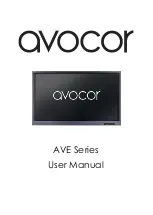 Preview for 1 page of AVOCOR AVE Series User Manual