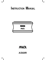 Avol ADI20R Instruction Manual preview