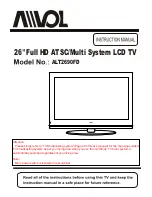 Avol ALT2690FD Instruction Manual preview