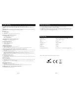 Preview for 5 page of Avol AMB620i Instruction Manual