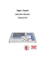 Avolites Tiger Touch Operator'S Manual preview