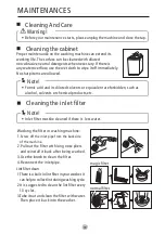 Preview for 19 page of avolta WASH AWM07W User Manual