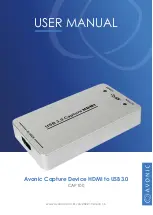 Предварительный просмотр 1 страницы Avonic AV-CAP100 User Manual