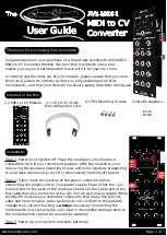 AvonSynth AVS-MIDI-1 User Manual preview