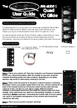 AvonSynth Quad VC Glide User Manual preview