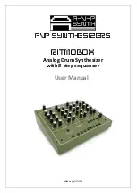 AVP Synthesizers RITMOBOX User Manual preview