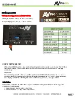 Предварительный просмотр 7 страницы AVPro Edge AC-EX40-444-KIT User Manual