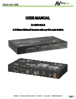 AVPro Edge AC-EX70-SC2-R User Manual preview