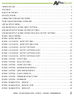 Preview for 2 page of AVPro Edge AC-MX-44HDBT User Manual