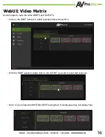 Preview for 16 page of AVPro Edge AC-MX-44HDBT User Manual