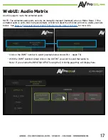 Preview for 17 page of AVPro Edge AC-MX-44HDBT User Manual