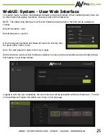 Preview for 25 page of AVPro Edge AC-MX-44HDBT User Manual