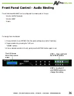 Preview for 36 page of AVPro Edge AC-MX-44HDBT User Manual