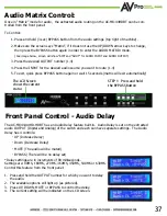 Preview for 37 page of AVPro Edge AC-MX-44HDBT User Manual