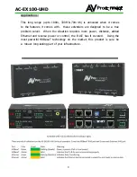 Preview for 3 page of AVProConnect AC-EX100-UHD-R User Manual