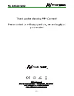 Preview for 20 page of AVProConnect AC-EX100-UHD-R User Manual