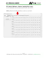 Preview for 20 page of AVProConnect AC-MX1616-AUHD User Manual