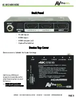 Preview for 9 page of AVProEdge AC-DA12-AUHD-GEN2 User Manual