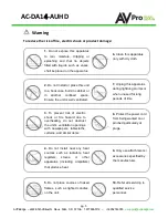 Preview for 5 page of AVProEdge AC-DA14-AUHD User Manual