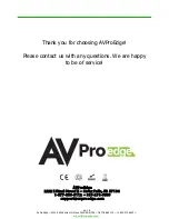 Preview for 16 page of AVProEdge AC-DA14-AUHD User Manual