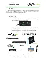 Предварительный просмотр 8 страницы AVProEdge AC-DA210-HDBT Operation Manual