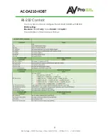 Предварительный просмотр 9 страницы AVProEdge AC-DA210-HDBT Operation Manual