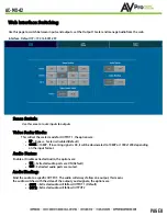 Предварительный просмотр 8 страницы AVProEdge AC-MX-42 User Manual