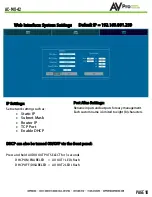 Предварительный просмотр 10 страницы AVProEdge AC-MX-42 User Manual