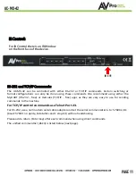 Предварительный просмотр 11 страницы AVProEdge AC-MX-42 User Manual