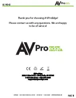 Предварительный просмотр 19 страницы AVProEdge AC-MX-42 User Manual