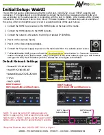 Предварительный просмотр 7 страницы AVProEdge AC-MX-42X User Manual