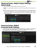 Предварительный просмотр 13 страницы AVProEdge AC-MX-42X User Manual